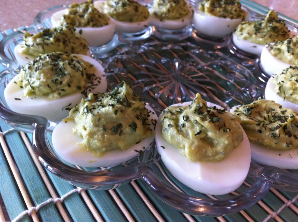 Avocado Deviled Eggs - Healthy Recipes Blog