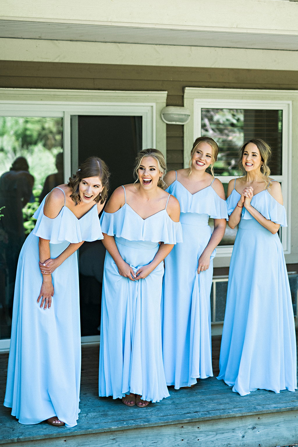 bridesmaid dresses one color different styles